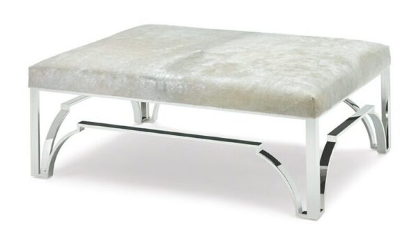 Massoud 930 Cyra Chrome Ottoman