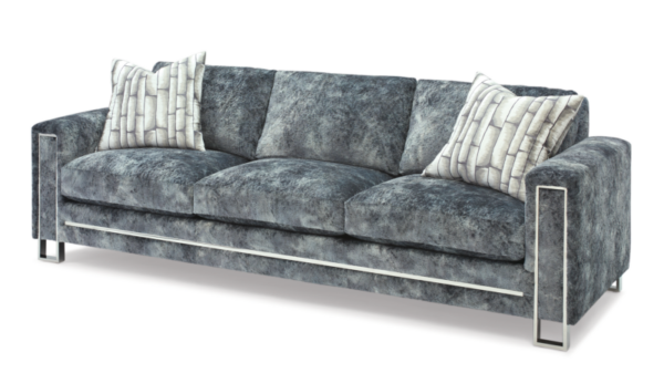 Massoud 1071 Moda Chrome Sofa