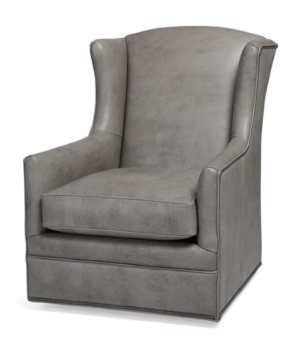 Massoud 1837 Leo Swivel Wing Chair