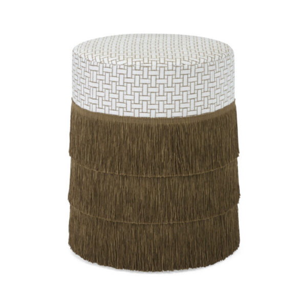 Massoud 120 Westby Cylinder Swivel Ottoman