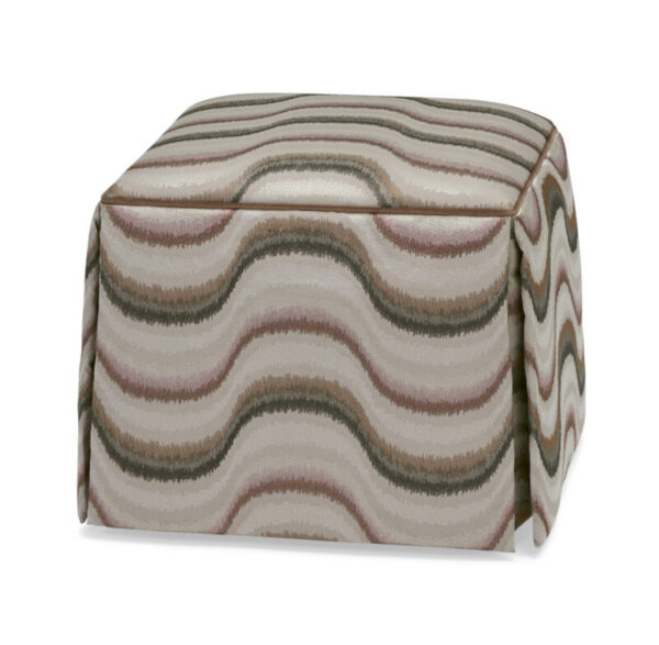 Massoud 249 Lily Skirted Ottoman