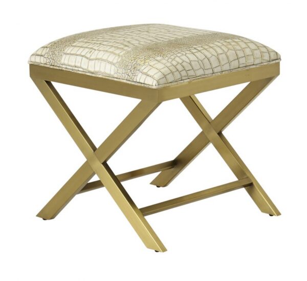 Massoud 536 Anya Brass Ottoman