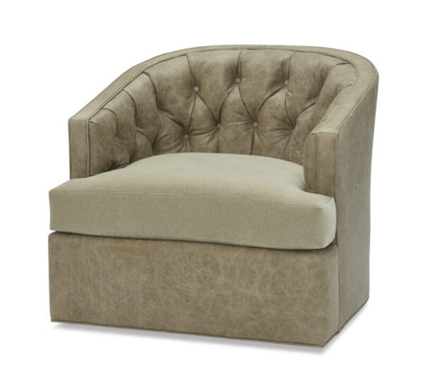 Massoud 723 Bardot Tufted Swivel Chair