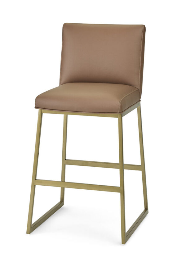 Massoud 730 Ines Brass Bar Stool