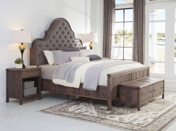 Yutzy 40115 Amador Hill Twin Tufted Upholstered Arch Bed