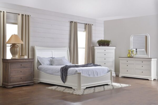 Yutzy 92111 Bordeaux Twin Sleigh Bed