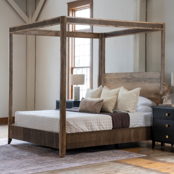 Yutzy 47119 Glaicer Twin Panel Canopy Bed