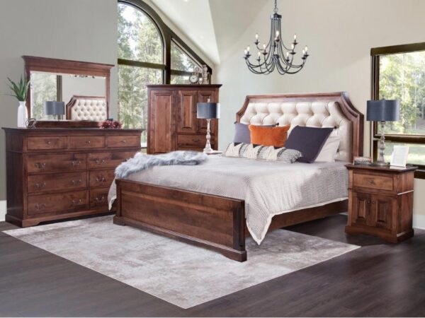 Yutzy 51106 Norway Queen Upholstered Tufted Bed