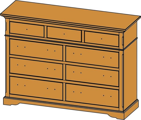 Yutzy 51006 Norway 7  Drawer Dresser