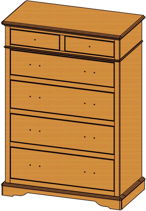 Yutzy 51022 Norway 6 Drawer Chest