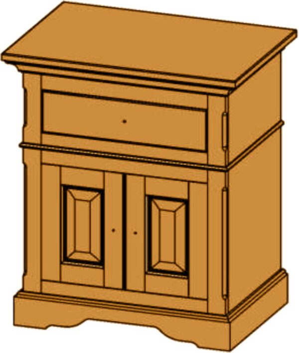 Yutzy 51044 Norway 2 Door Nighstand Yutzy 51044 Norway 2 Door Nighstand
