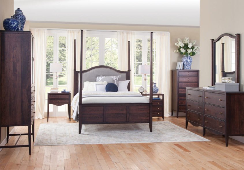 Yutzy 68103 Providence Twin Upholstered Post Bed Yutzy 68103 Providence Twin Upholstered Post Bed