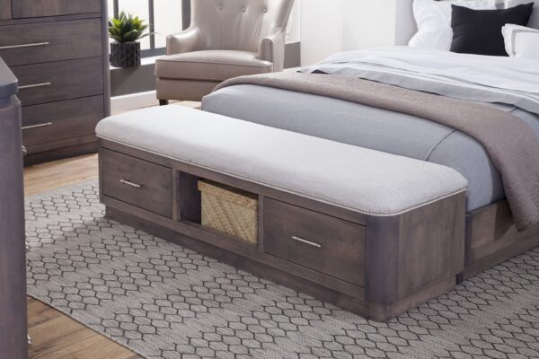 Yutzy 67054 Rialto 2 Drawer Upholstered Bench