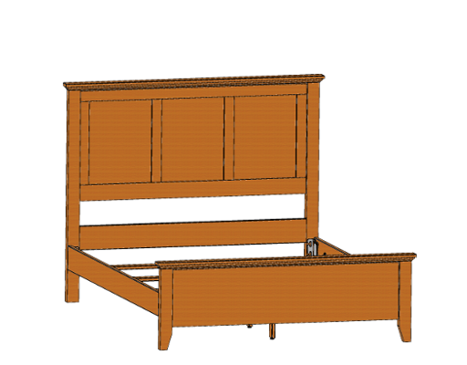 Yutzy 80253 Riceland Twin Bed