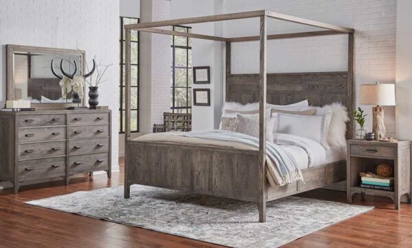 Yutzy 66107 Sonoma Twin Canopy Bed