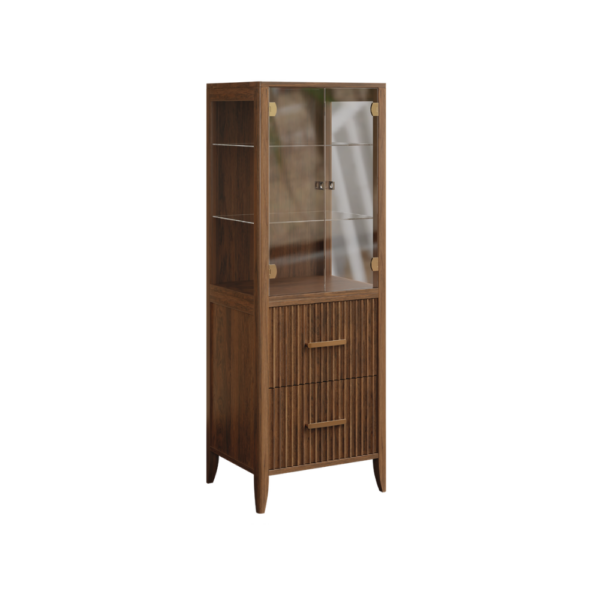 Yutzy 88475 Glacier Bookshelf w/2 Drawers, Glass Doors Yutzy 88475 Glacier Bookshelf w/2 Drawers, Glass Doors