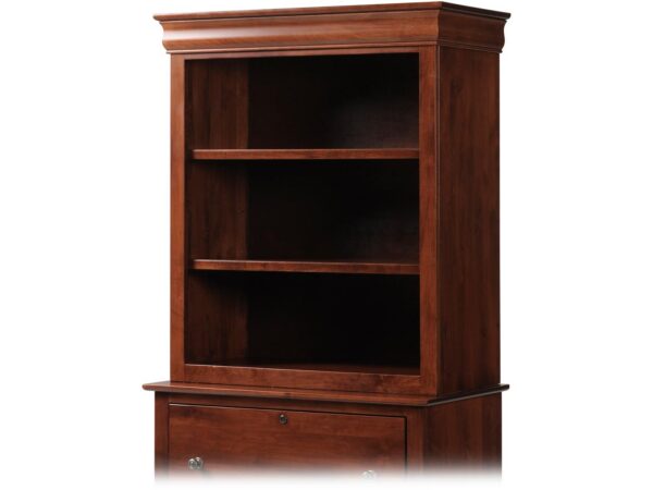 Yutzy 88024 Bordeaux Bookcase Top for Lateral File Cabinet