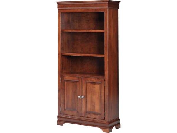 Yutzy 88035 Bordeaux Bookcase With Panel Doors