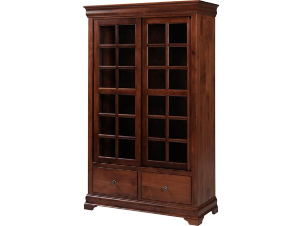 Yutzy 88047 Bordeaux Exec Bookcase w 2 File Drawers/Sliding Doors Yutzy 88047 Bordeaux Exec Bookcase w 2 File Drawers/Sliding Doors