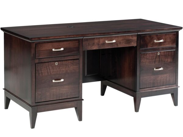 Yutzy 88114 Cortland Double Pedestal Jr Executive Desk