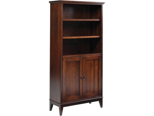 Yutzy 88135 Cortland Bookcase With Panel Doors