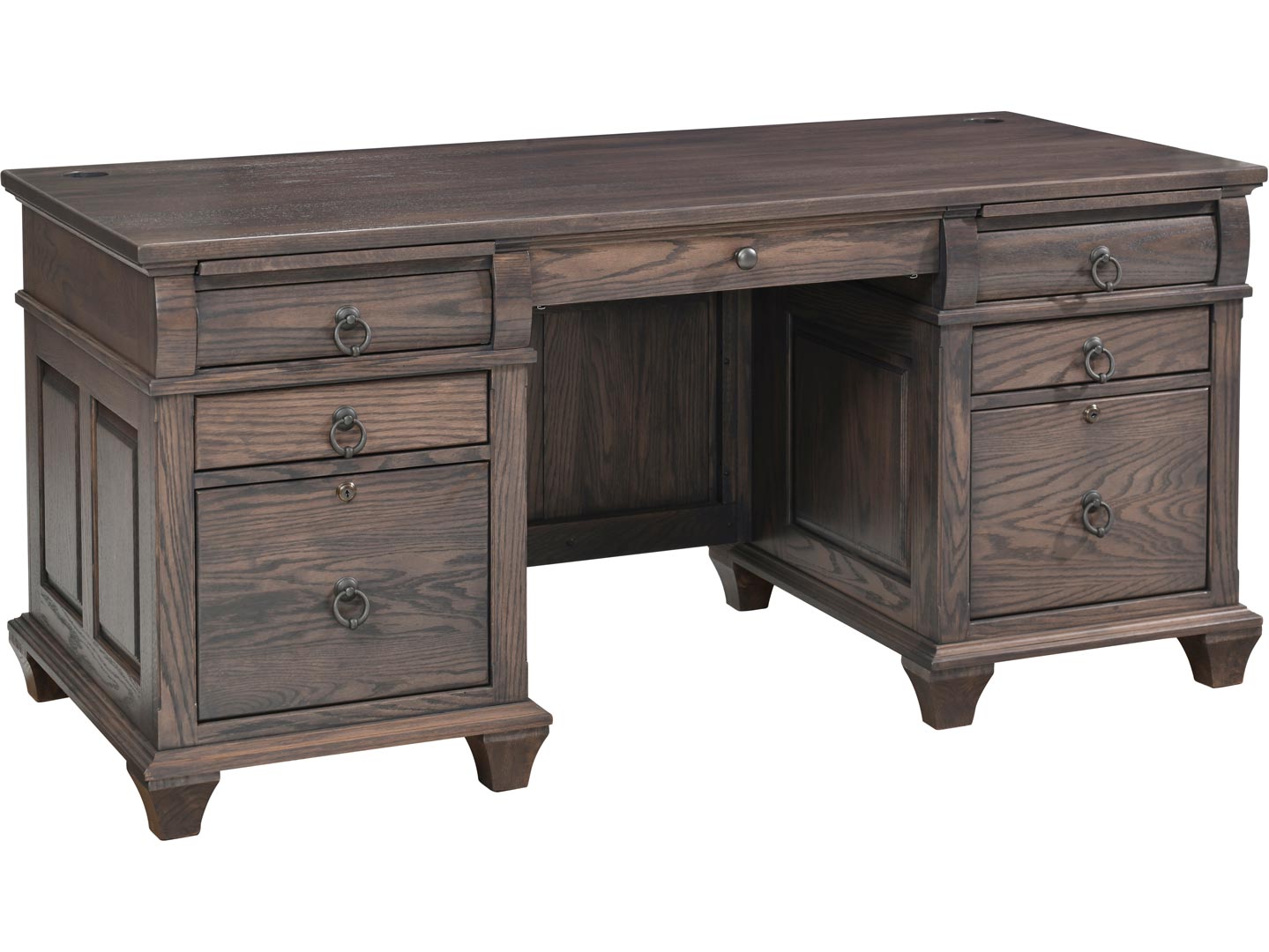 Yutzy 88414 Reminisce Double Pedestal Jr Executive Desk Yutzy 88414 Reminisce Double Pedestal Jr Executive Desk