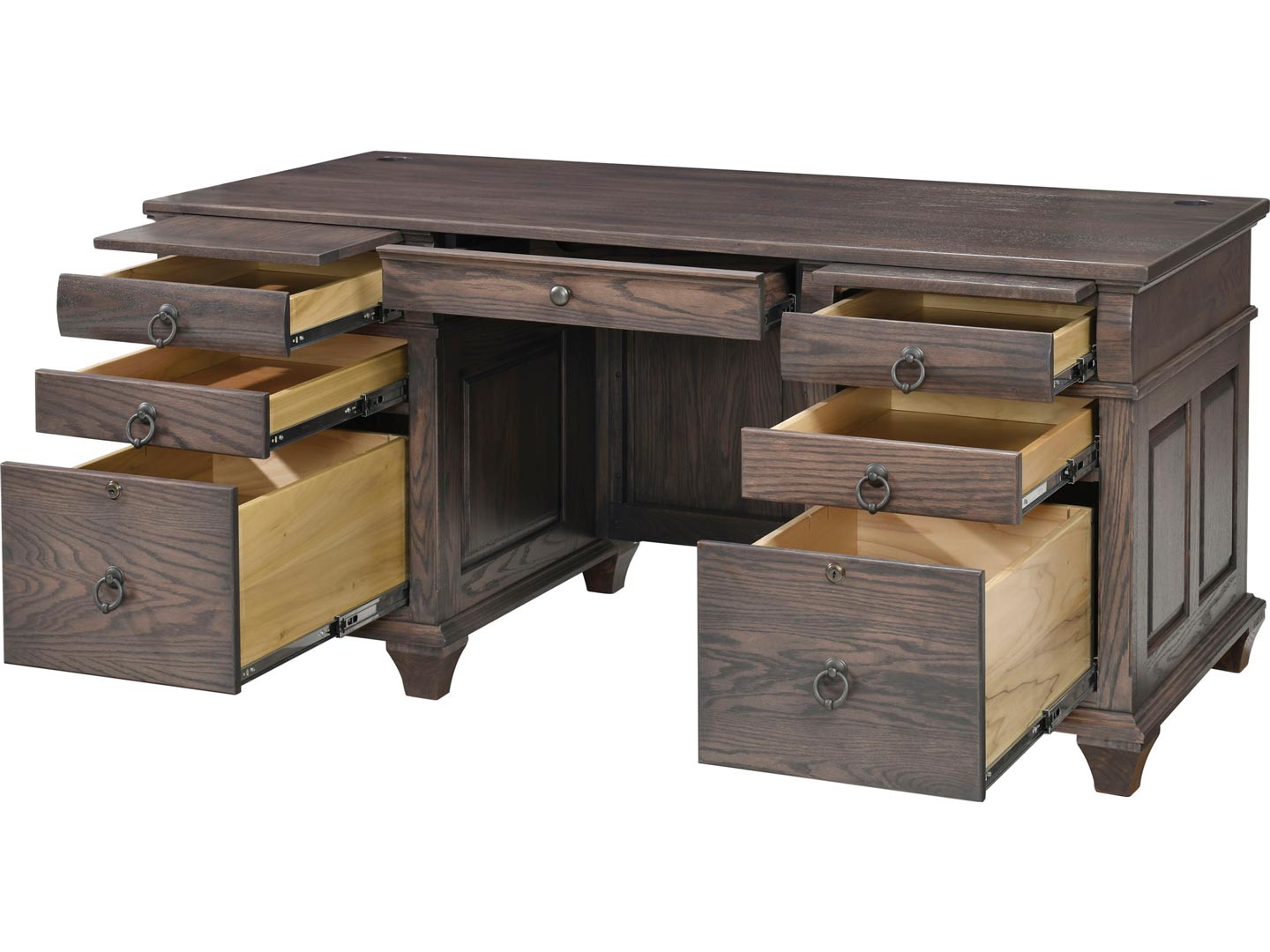 Yutzy 88414 Reminisce Double Pedestal Jr Executive Desk Yutzy 88414 Reminisce Double Pedestal Jr Executive Desk