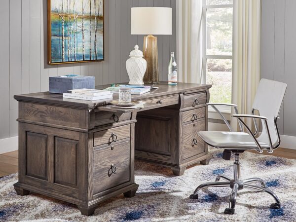 Yutzy 88415 Reminisce Double Pedestal Jr Executive Desk