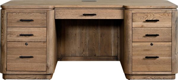 Yutzy 88701 Rialto Double Pedestal Jr Executive Desk
