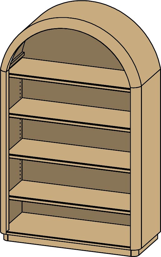 Yutzy 88710 Rialto Bookcase Yutzy 88710 Rialto Bookcase