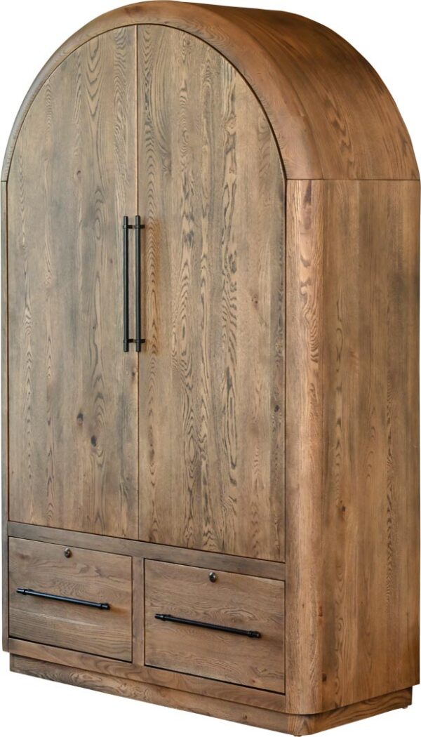 Yutzy 88715 Rialto Bookcase W 2 File Drawers & Wood Doors
