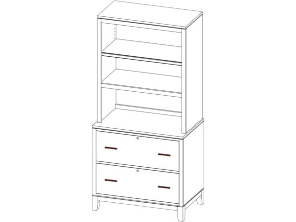 Yutzy 88523 Trieste 2 Drawer Lateral File Cabinet
