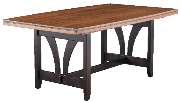 Yutzy 56-3866 38" x 66" Solid Top with Trieste Butterfly Base