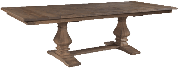 Yutzy 57-3866-212 38" X 66" with 2 - 12" leaves & Trestle Base