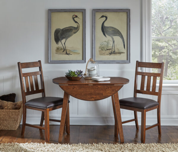 A-America MASMA6120 Mason Round Drop Leaf Table
