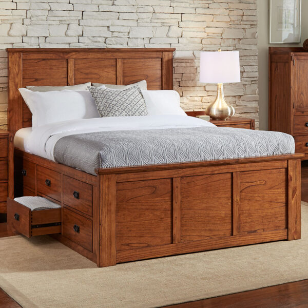 A-America MIHHA5051 Mission Hill Queen Captain Bed