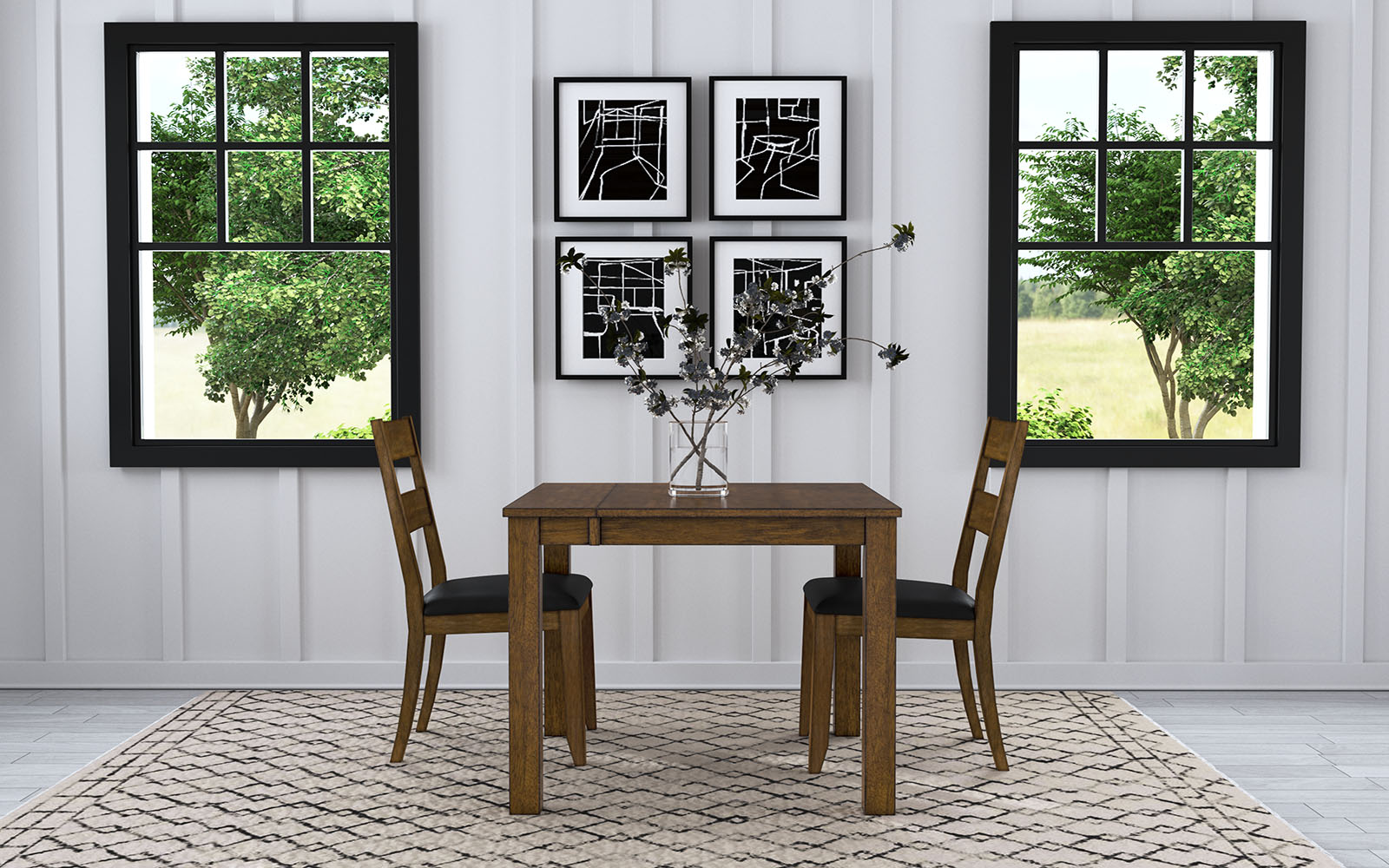 A-America MRPRW6010 Mariposa Dinette Table A-America MRPRW6010 Mariposa Dinette Table
