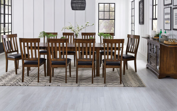 A-America MRPRW6201 Mariposa Dining Table W/ Metal Glides