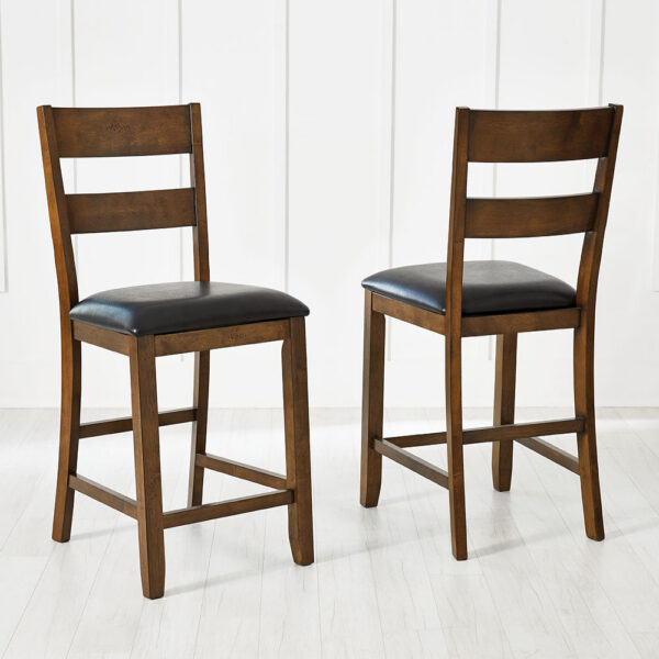 A-America MRPRW355K Mariposa Ladderback Stool With Uph Seat