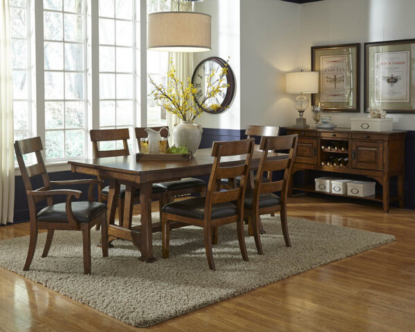 A-America OZAMA6320 Northlake 40X72 Trestle Table