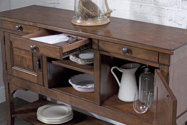 A-America OZAMA9020 Ozark Server With Wine Storage