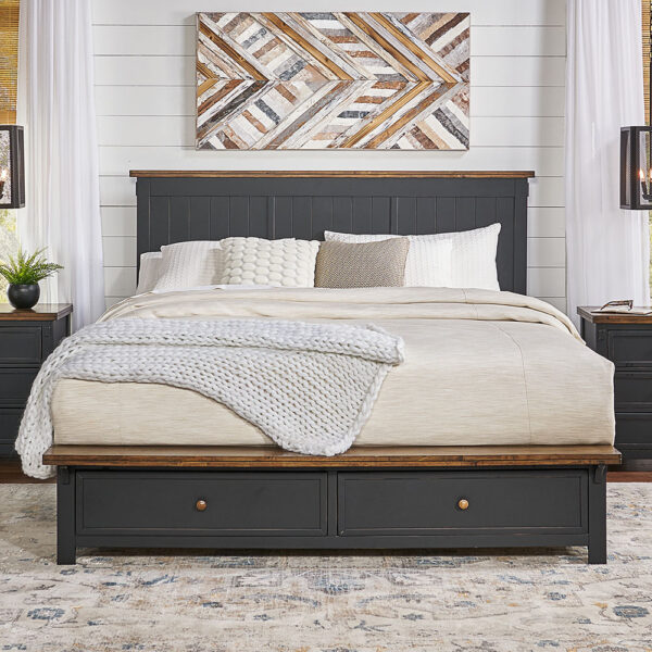 A-America STOBL5031 Stormy Ridge Queen Storage Bed