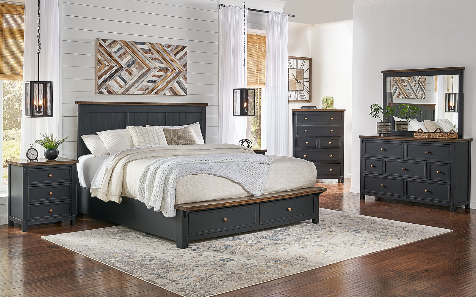 A-America STOBL5231 Stormy Ridge Cal King Storage Bed A-America STOBL5231 Stormy Ridge Cal King Storage Bed