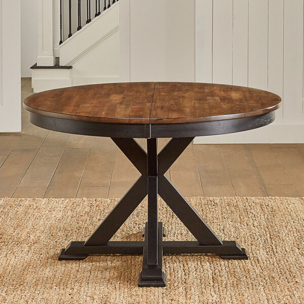 A-America STOBL6250 Stormy Ridge Oval Extension Dining Table