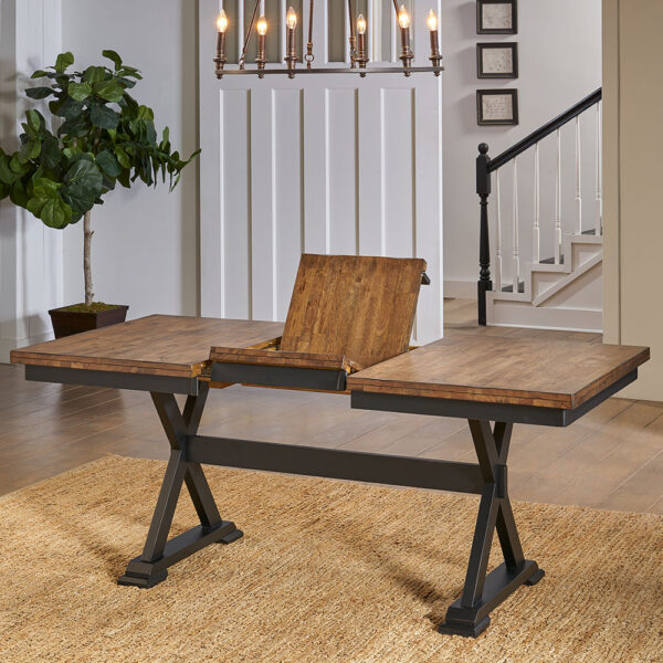 A-America STOBL6300 Stormy Ridge Butterfly Trestle Table