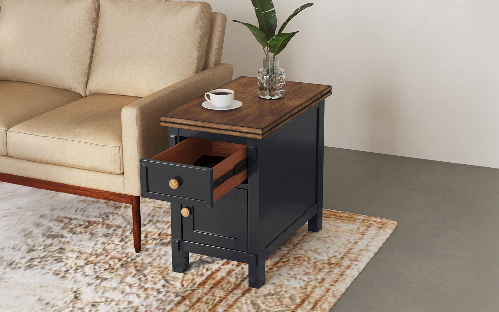 A-America STOBL7020 Stormy Ridge Chairside Table A-America STOBL7020 Stormy Ridge Chairside Table