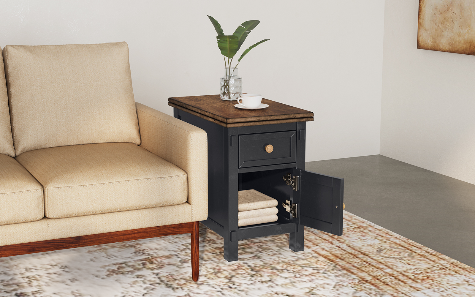 A-America STOBL7020 Stormy Ridge Chairside Table A-America STOBL7020 Stormy Ridge Chairside Table