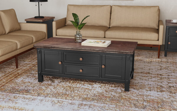 A-America STOBL7130 Stormy Ridge Coffee Table W/ Casters