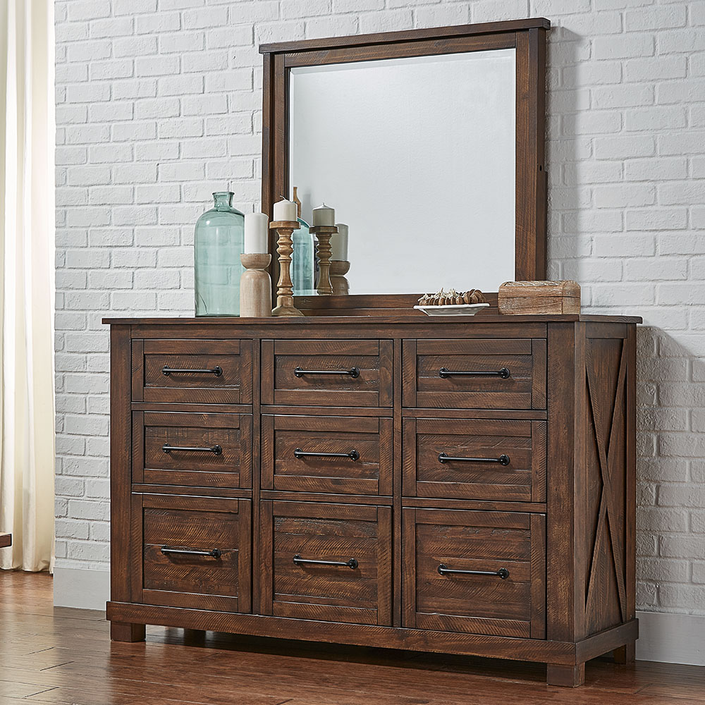 A-America SUVRT5510 Sun Valley 9-Drawer Dresser A-America SUVRT5510 Sun Valley 9-Drawer Dresser