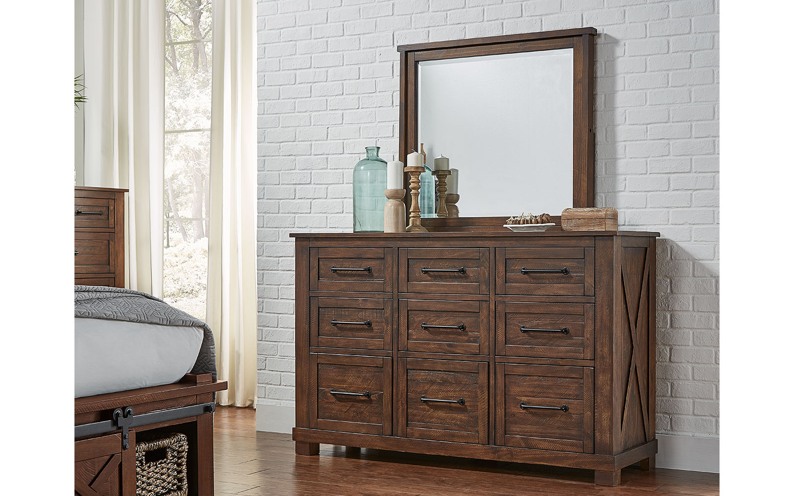 A-America SUVRT5510 Sun Valley 9-Drawer Dresser A-America SUVRT5510 Sun Valley 9-Drawer Dresser